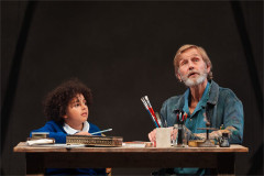 Lucian Thomas as Lanny and Richard Cant as Pete in Lanny at Bristol Old Vic. Photo by Helen Murray