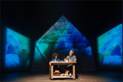 Atlas Johnson-Dutfield as Lanny and Richard Cant as Pete in Lanny at Bristol Old Vic. Photo by Helen Murray