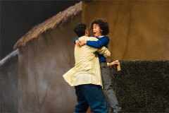 Atlas Johnson-Dutfield as Lanny in Lanny at Bristol Old Vic. Photo by Helen Murray