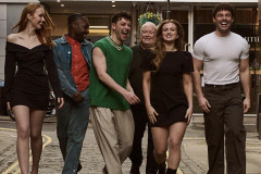 The cast of Little Shop of Horrors. Photo by Chris Davis