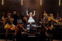 Courtney Stapleton as Meg Giry (centre) with the company. Photo by Pamela Raith