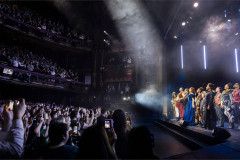 The company of Love Never Dies in Concert on the London Palladium stage. Photo by Pamela Raith