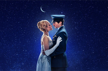 Hannah Kremer and Rory Macleod in the 30th anniversary artwork for Matthew Bourne's Cinderella. Photo by Johan Persson