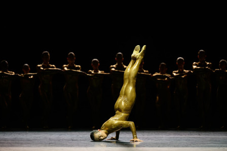 Wei Wang as Hope in Aszure Barton’s Mere Mortals, San Francisco Ballet at Sadler’s Wells