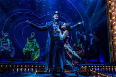 The Duke of Monroth with the company in Moulin Rouge! The Musical. Photo by Johan Persson The Duke of Monroth with the company in Moulin Rouge! The Musical. Photo by Johan Persson