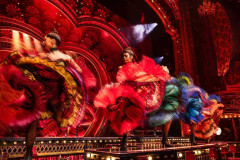 The can-can in Moulin Rouge! The Musical at the Piccadilly Theatre