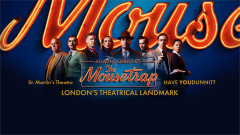 Key art for Agatha Christie's The Mousetrap at St Martin's Theatre