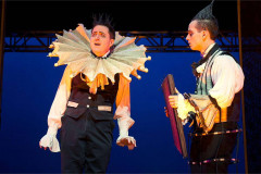 Garett Ross and Scott Shpeley in Nevermore, 2015. Photo by Joan Marcus