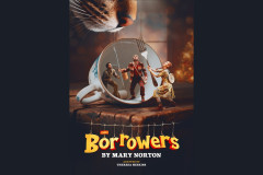 Key art for The Borrowers at the New Vic Theatre, Newcastle-under-Lyme