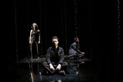 Jack Ambrose, Bex Smith and Helena Pipe in Night City at Southwark Playhouse Borough
