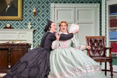Jinkx Monsoon as Mary Todd Lincoln and Kate O'Donnell as Mary's Chaperone. Photo by Manuel Harlan