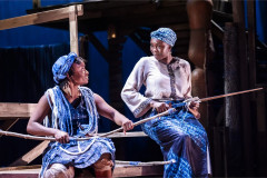 Adeola Yemitan and Antonia Layiwola in Once Upon a Time in Sokoto. Photo by Tristram Kenton