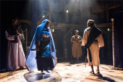 Will Atiomo, Antonia Layiwola, Adeola Yemitan and Bayo Gbadamosi in Once Upon a Time in Sokoto. Photo by Tristram Kenton