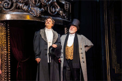 Joseph Millson and Ian Pirie as Monsieur André and Monsieur Firmin. Photo by Johan Persson