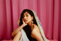 Farah Ashraf in campaign photography for Pink Rabbit. Photo by Stewart Bywater