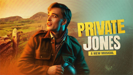 James Spence as Gomer Jones in the artwork for Private Jones. Photo by Charlie Flint, design by Laura Whitehouse (Mighty Fine Design)