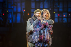 Billy Nevers (Collins) and Jeevan Braich (Angel) in Rent. Photo by Pamela Raith