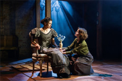 Nia Towle and Amanda Root in Middlemarch Part 1 at the Swan Theatre. Photo by Johan Persson