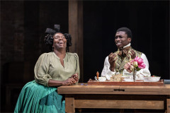 Anita Reynolds and Ebenezer Gyau in Middlemarch Part 1. Photo by Johan Persson