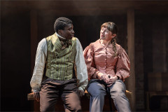 Ebenezer Gyau and Lizzie Annis in Middlemarch Part 2. Photo by Johan Persson