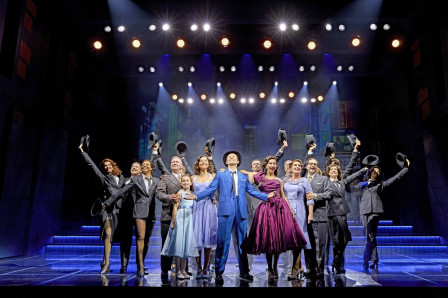 The company of Sinatra The Musical at the Aldwych Theatre. Photo by Birgit and Ralf Brinkhoff
