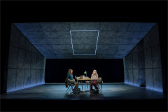 Ioanna Kimbook and Anne-Marie Duff in Some Woman at the National Theatre. Photo by Ellie Kurttz