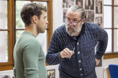 Joseph Potter and Ferdy Roberts in rehearsal for Speculations. Joseph Potter and Ferdy Roberts in rehearsal for Speculations.