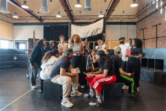 The cast of Sylvia: A Musical Revolution in rehearsals. Photo by Johan Persson