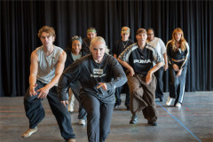 The cast of Sylvia: A Musical Revolution in rehearsals. Photo by Johan Persson