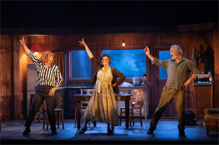 Kerry Fox, Meera Syal and Declan Conlon in The Children at the Lyric Hammersmith