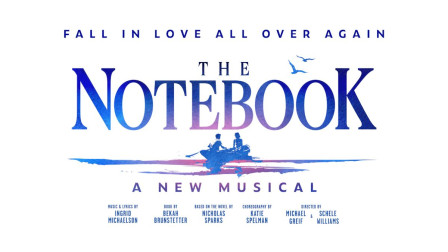 Key art for The Notebook, a new musical, at the Judi Dench Theatre from March 2027