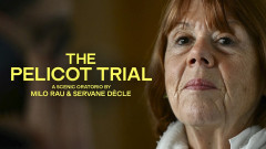 Artwork for The Pelicot Trial, a scenic oratorio by Milo Rau and Servane Decle, receiving its UK premiere at London County Hall