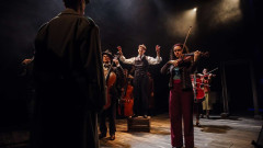 The company of The Pianist as actor-musicians. Photo by Anthony Leary-White