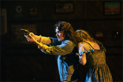 Production image from Thelma & Louise at the Young Vic. Photo by Helen Murray