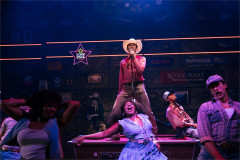 Production image from Thelma & Louise at the Young Vic. Photo by Helen Murray