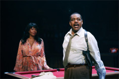 Production image from Thelma & Louise at the Young Vic. Photo by Helen Murray