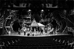 The company of My Neighbour Totoro on stage at the Gillian Lynne Theatre. Photo by Danny Kaan The company of My Neighbour Totoro on stage at the Gillian Lynne Theatre. Photo by Danny Kaan