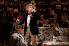 Jesse Tyler Ferguson as Truman Capote on the telephone in Tru. Photo by Johan Persson
