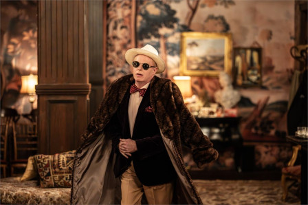Jesse Tyler Ferguson as Truman Capote in Tru at the Menier Chocolate Factory. Photo by Johan Persson