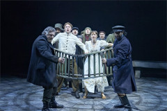 Members of the company in Twelfth Night at the Crucible, Sheffield. Photo by Manuel Harlan