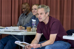 Director Jamie Glover in rehearsals for Twelfth Night. Photo by Manuel Harlan