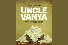 Uncle Vanya key art for the Bristol Old Vic and Stratford East co-production