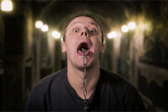 Tom Cassani, co-curator of UNREAL: A Festival of Magic and Performance at Battersea Arts Centre. Photo by Monika Davies