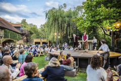 The Lord of the Rings - A Musical Tale, staged outdoors at the Watermill Theatre, 2023. Photo by Pamela Raith