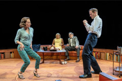 Gillian Anderson, Phoebe Horn, Billy Crudup and Josh Dylan in Who's Afraid of Virginia Woolf? at @sohoplace. Photo by Johan Persson