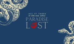 Key art for Paradise Lost at Wilton's Music Hall