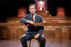 Matthew McGivern as Leonard Vole. Photo by Mark Senior