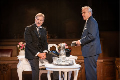 Jo Stone-Fewings as Sir Wilfrid Robarts QC and Crispin Redman as Mr Mayhew. Photo by Mark Senior