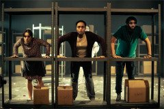 Woodhill, the documentary dance-theatre piece about the deaths of three men at HMP Woodhill, which runs at Brighton Dome Corn Exchange this autumn. Photo by Alex Powell