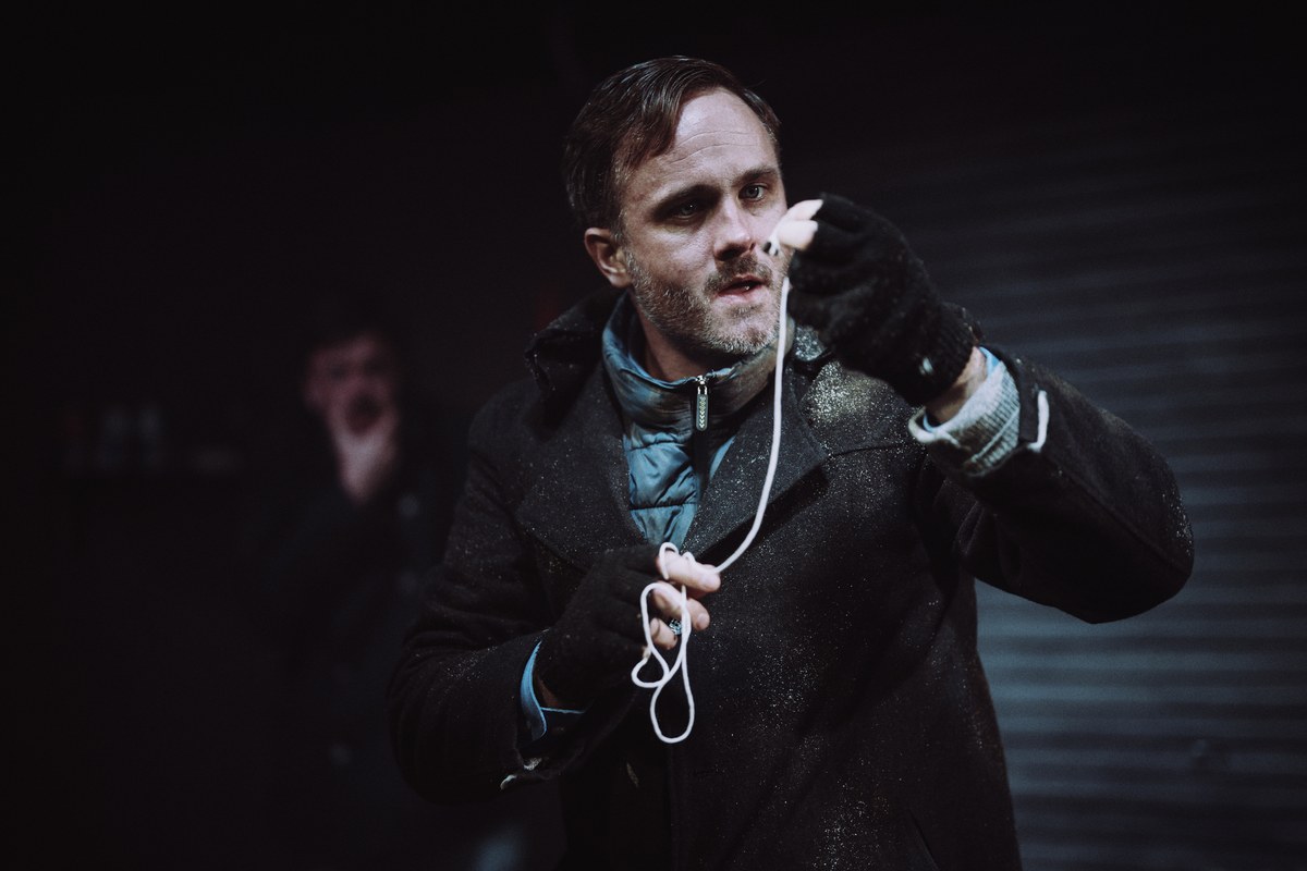 Fionn &Oacute; Loingsigh as Presley in A Slow Fire at Jermyn Street Theatre